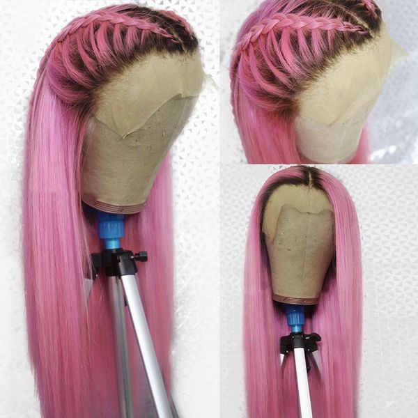 13x6 Lace Front Wigs With Baby Hair Pre Plucked Remy Straight