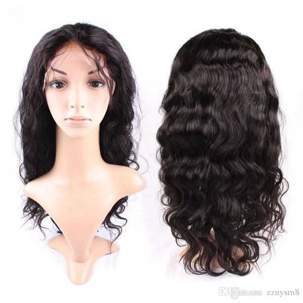

20inch wholesale human hair, full lace brazilian human hair wig for black women
