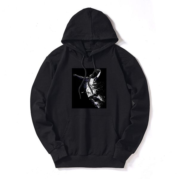 

mens printing fashion designer hoodies womens 2020 new arrive brand casual hooded pullovers spring/ summer sport style coat hot, Black