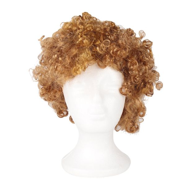 

color explosion head wig cosplay clown wig annual party tiara fan cosplay magic hot