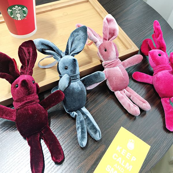 

korean velvet wishing immortal bouquet plush pendant doll valentine plush, Silver