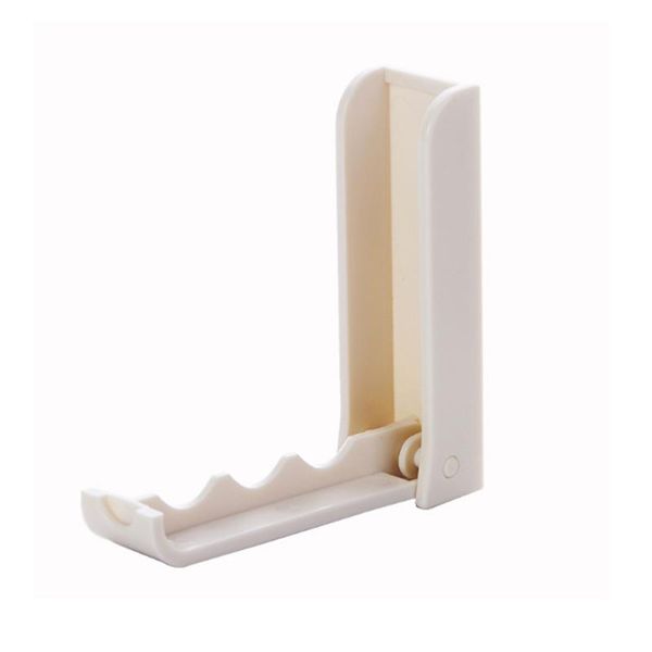

plastic self-adhesive organizer hook foldable clothes rack back door home portable novelty