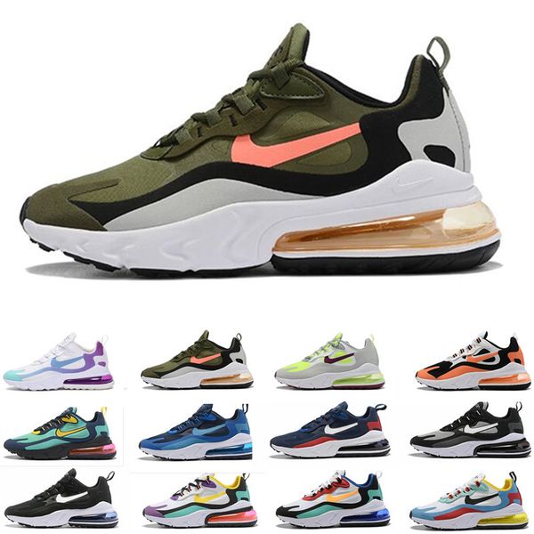 

2019 react men running shoes bauhaus optical triple black fashion womens mens trainer breathable sports sneakers size 36-45 gr69