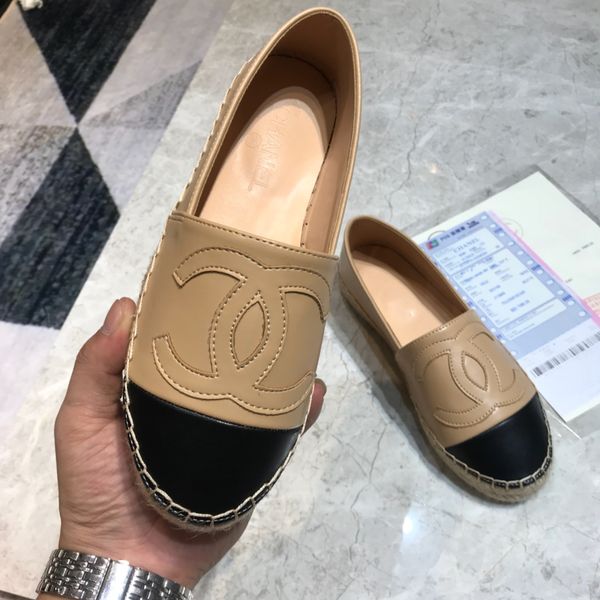 

Loui 13 vuitton 13 chanel hoe new fa hion canva women e padrille flat hoe ummer loafer e padrille ize eur36 42 many color, Black