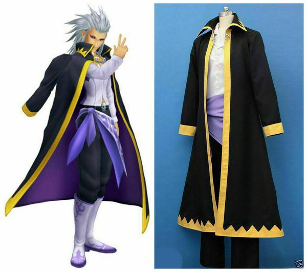 

kingdom hearts 2 setzer cosplay costume custom made, Black;red