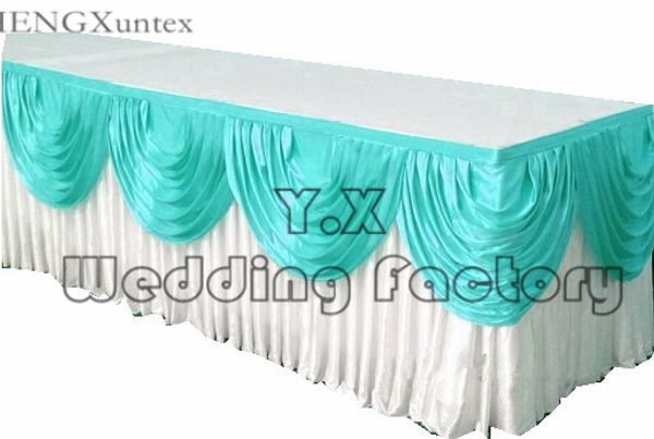 

good looking ice шелковый таблица юбка для скатерти украшения
