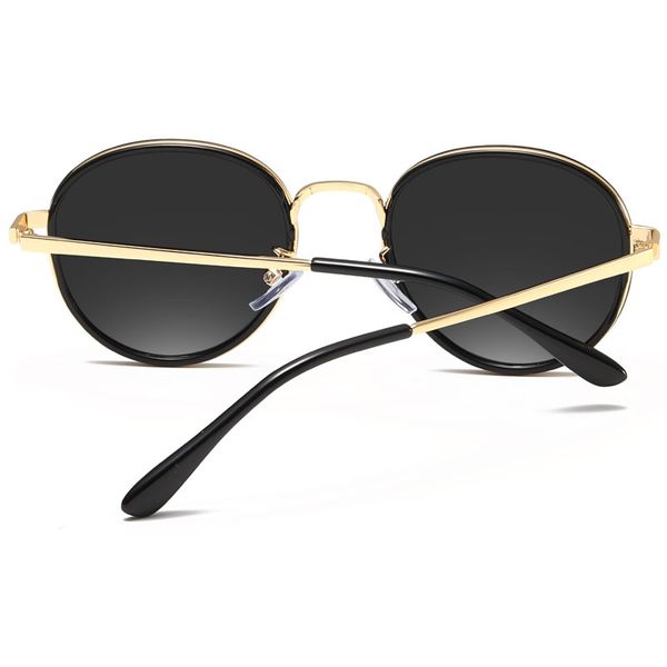 

gold frame brand designer girls sunglasses hd round boxes quality high sunglasses children lens retro and send glasses to boys polarize pkme, White;black