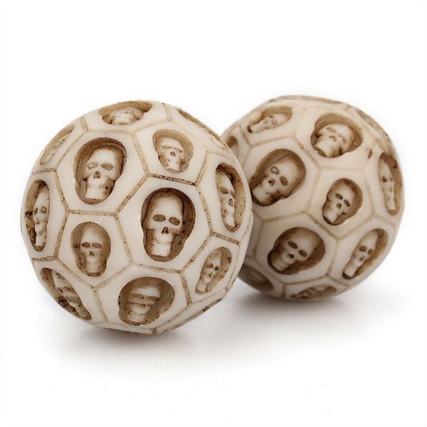 

skull resin handball massager fitness health exercise balls rolling decompression relaxation massage exercise tool yoga gym sport