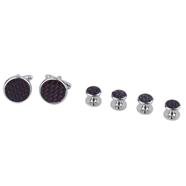 

xk0001/xk0002/xk0003 6 pcs/set men classic cufflinks stainless steel wedding dress business party shirt clothes cuff links, Silver;golden