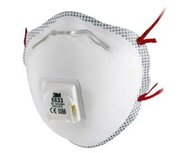 

disposable white 3m 8210v mask with breathing valve, 6 layers of breathable elastic earrings can block dust pm2.5, anti-flu ffp2 n95 masks