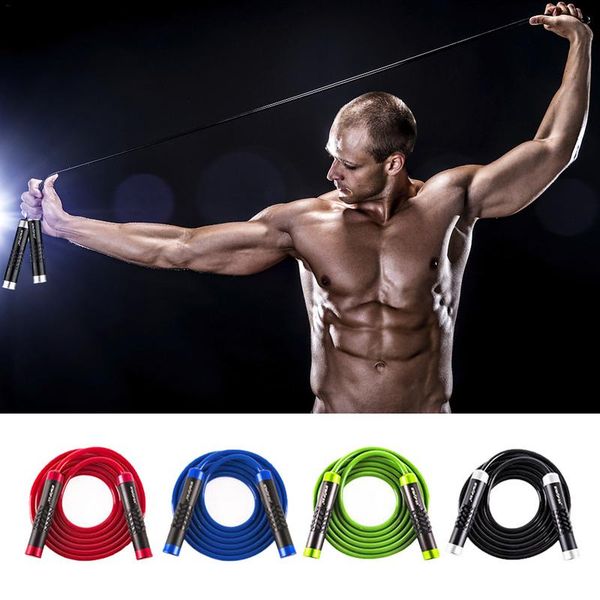 

jump ropes aluminum-bearing rope skipping with counter sports fitness adjustable fast speed 3 meters adjustable 2019 new