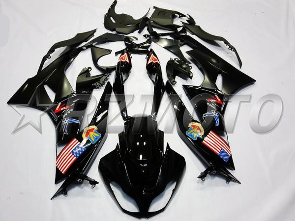 

4gifts новый abs для мотоциклов обтекатели комплекты приступы для kawasaki ninja zx-6r 2009 2010 636 2011 2012 09 10 11 12 кузова установлен
