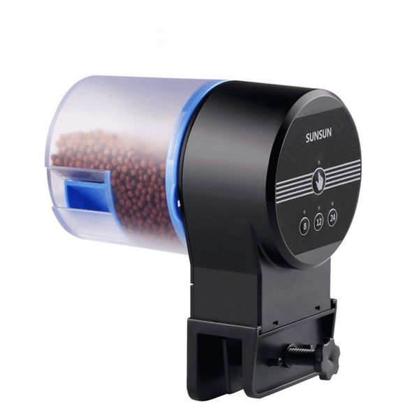 

3 styles automatic fish feeder aquarium fish food dispenser plastic auto fish tank home timer feeder 8/12/24 hours food feeding