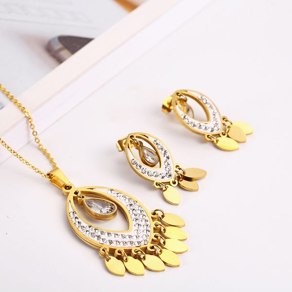 

oufei stainless steel fashion jewelry woman vogue 2019 set accessories gifts for women bohemia jewelry wets wholesale lots bulk, Silver