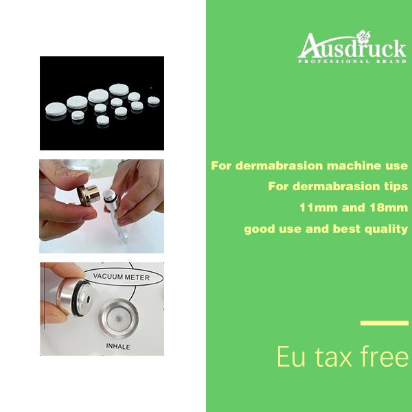 

good price 11 mm 18mm 1000pc in one package diamond dermabrasion peeling microdermabrasion cotton filters beauty machine parts mixed