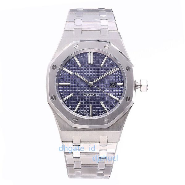 

2020 mens automatic mechanical watches classic style 42mm full stainless steel swim wristwatches sapphire super luminous watch, Slivery;brown