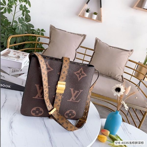 

2020 simple new designers handbag classic style real cow high leather luxury tote bag shoulder shopping bag--4