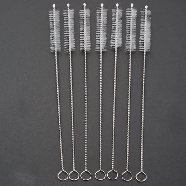 

17cm 20cm 24cm straw brush bottle cleaners stainless steel cleaning brush nylon brush drinking pipe cleaners