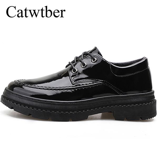 

catwtber outdoor bella fashion leather shoes men italian pointed toe brogue shoes slip on business men dress, Black