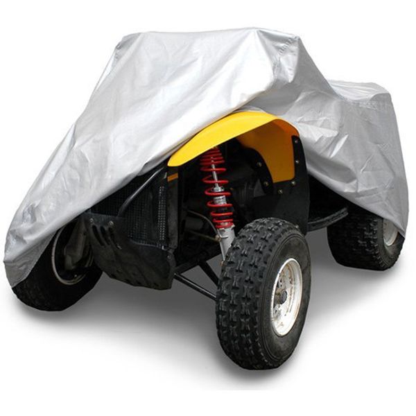 

universal 190t waterproof quad atv all terrain vehicle beach motorcycle protect cover l xl 2xl 3xl