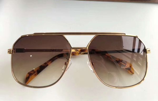 

legends 9081 metal gold brown gradient sunglasses men sun glasses designer sunglasses eyewear new with box, White;black