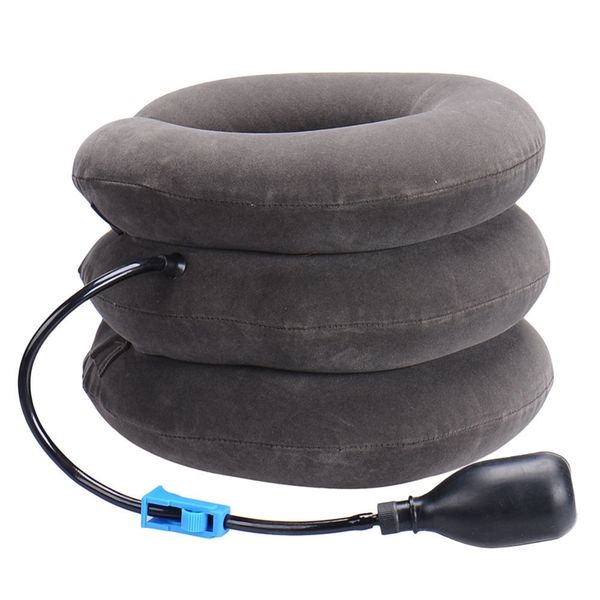 

neck massage inflatable collar to relieve neck muscles reduce headaches mild stretching of the cervical spine pillow