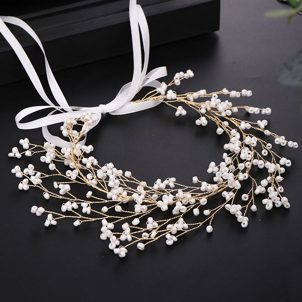 

2019 нова невеа жемђжина воло гѬђппа вадебнй головной ђбоѬ золое воло  Golden;white