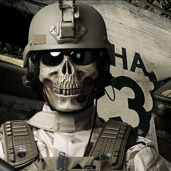

holloween mask tpu half mask halloween half face skull protective for cycling cs gaming resistant