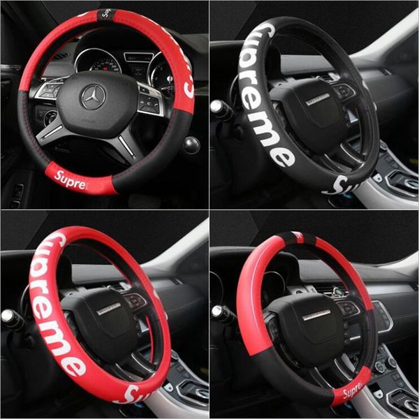 

car supplies trendy steering wheel case universal comfortable breathable steering wheel protection cover fit all cars