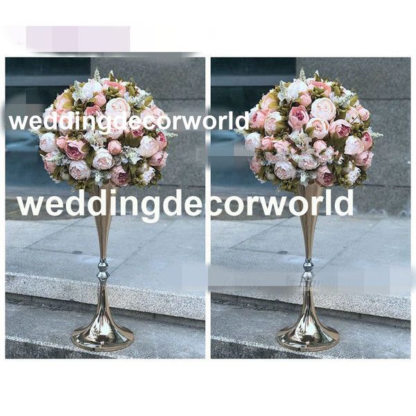 nessun fiore incluso) alta simulazione cerimonia di nozze idea ultimo centrotavola floreale rosa caldo decor582