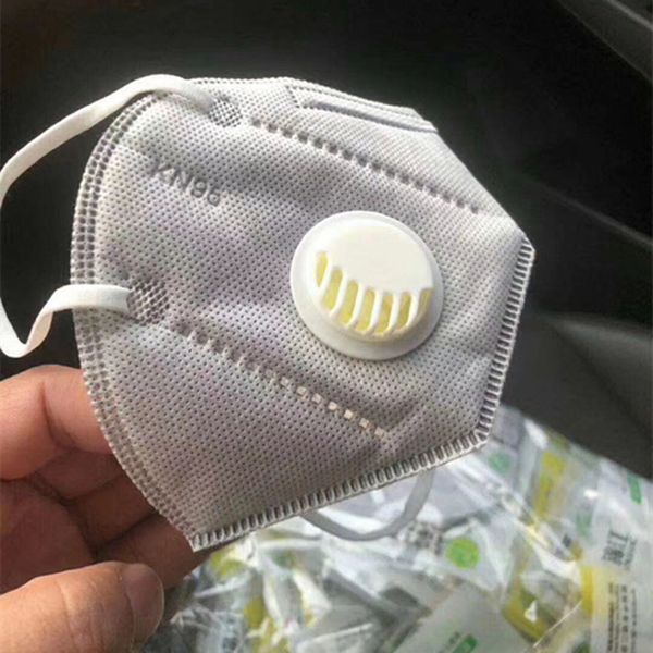 

KN95 Маска дыхательный клапан воздуха пыли рот Маска анти-туман и дымка нетканые респираторы N95 маски