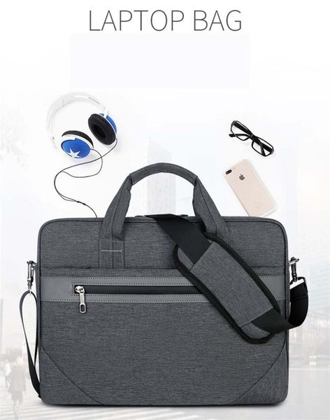

t16 lapbag 13.3 14 15.6inch waterproof notebook bags nylon sleeve for macbook air pro 13 15 computer shoulder handbag