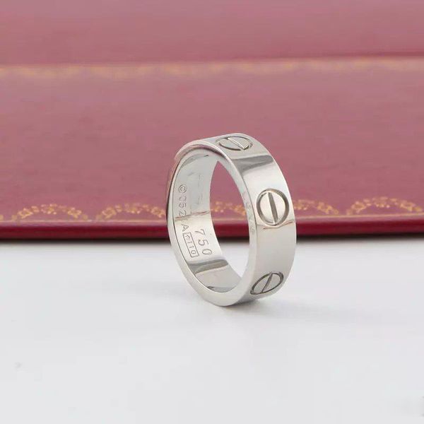 

2020 new luxury designer jewelry women rings mens jewelry engagement wedding rings love diamond titanium steel ring, Silver