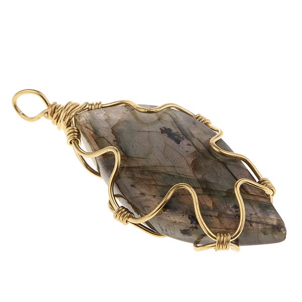 

magideal crystal labradorite pendant for jewelry necklace diy