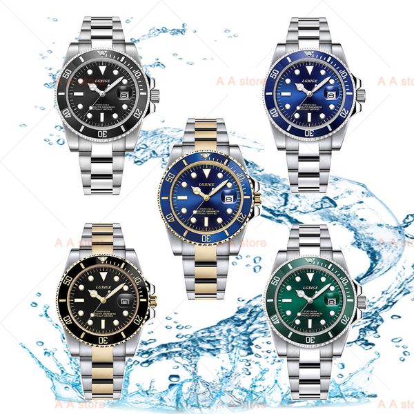 

Мужские швейцарские часы Diving часы 50M Водонепроницаемый SUB серии 40mm кварца Мужская