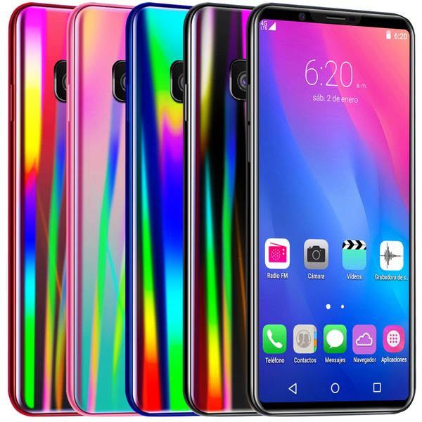 

5 5inch 10 11 real mtk6580m quad core mobile phone 1gb ram 16gb rom real fingerprint face recognition 5mp camera mart phone far