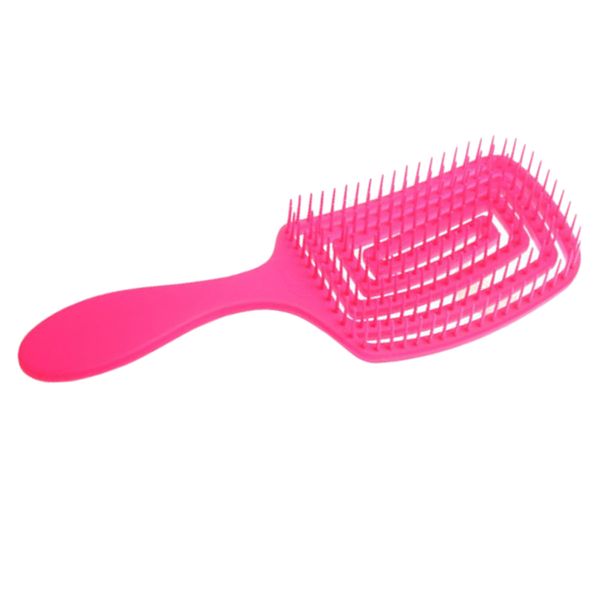 

hairbrush anti-static scalp head massage comb with handle for hair care hair growth, Silver