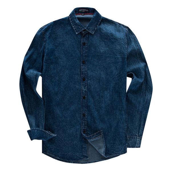 

2019 men shirt long sleeve denim cotton shirt mens shirts casual slim fit men clothes camisa masculina europe size -3xl,fm162, White;black