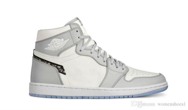 

2020 high 1 1s og x 10 sail star grey black sail white men women basketball shoes sports sneakers