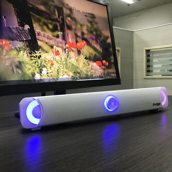 Smalody Stereo High Fidelity Bluetooth TV Licht Lautsprecher Soundbar Subwoofer Gaming Lautsprecher Sound Bar Heimkino Computer Lampe Lautsprecher