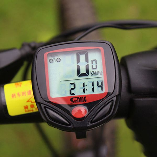 

waterproof bicycle computer digital lcd bike speed meter bicycle odometer speedometer computer led display satch