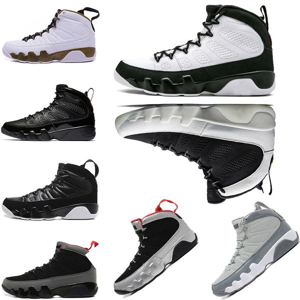 

новый bred 9 мужчин обувь для баскетбола 9s og space jam черный белый серый антрацит мужчины спорт тренеры сша 8-13