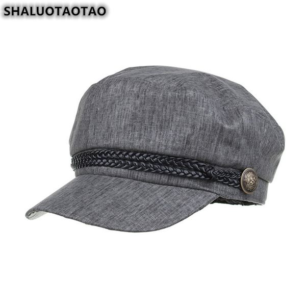 

shaluotaotao beret for women autumn new fashion newsboy caps elegant vintage trend lady brands hat leisure sports snapback cap, Blue;gray