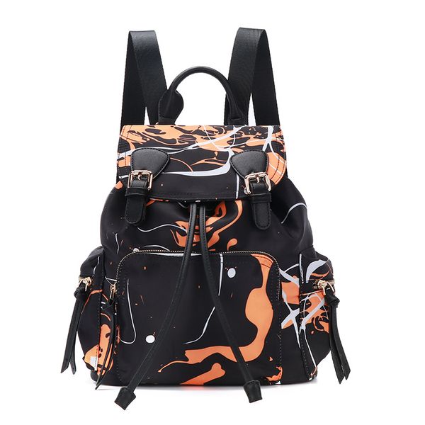 

outdoor casual nylon backpack camouflage color large capacity shcool rucksack