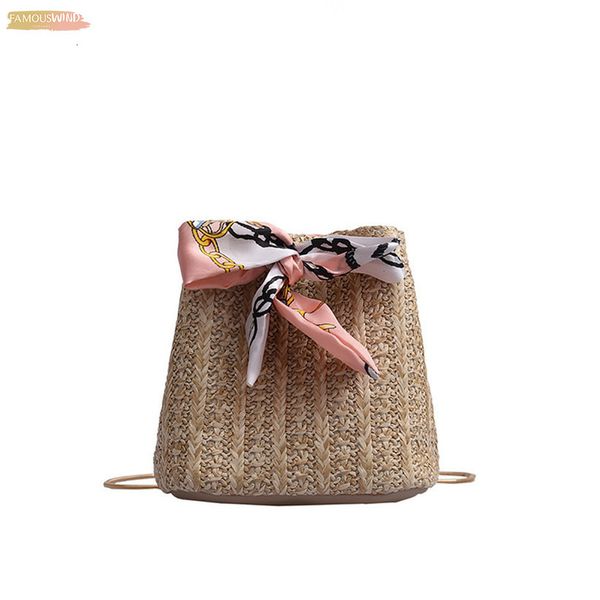 

handbags straw bags for women2020 joker crossbody fashion handbag one shoulder drawstring dumplings package string bag430