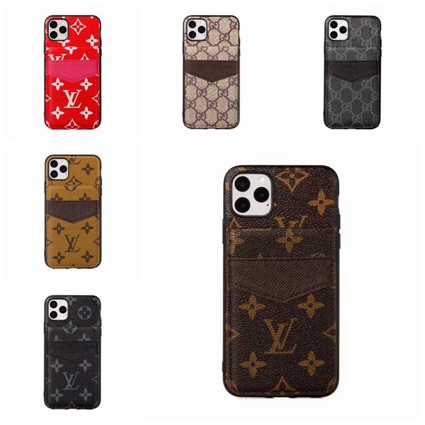 

Марка дизайнер чехол для iPhone 11 про макс X XS Max XR 6S 7 8 Plus Card Cellphone задней крышки для Samsu