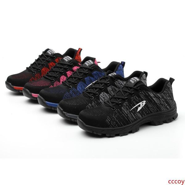 

xzmdh sale dropshipping men and women safety boots outdoor breathable men shoes steel toe puncture-proof workers