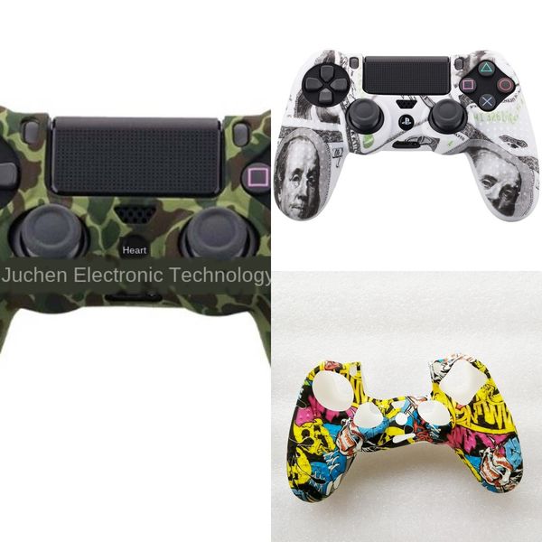 

kkvxn покрытием мягкий силиконовый чехол protector обложка кожи для ps4 ps4 pro game controller 4 ручка ручка для playstation джойстиков
