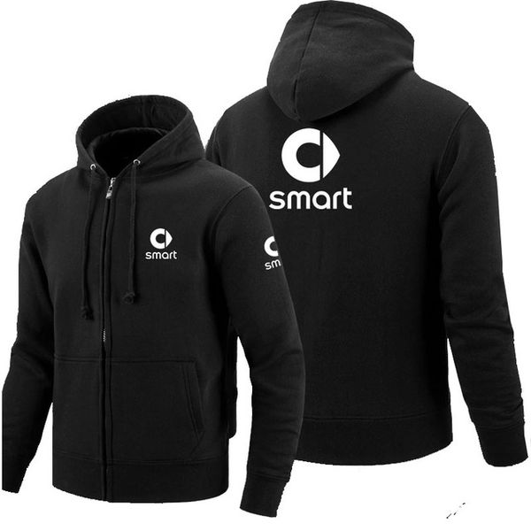 

zipper hoodies smart logo printed hoodie fleece long sleeve man's zipper jacket sweatshirt g