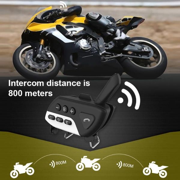 

discount waterproof m7 multi bt interphone motorcycle bluetooth helmet intercom intercomunicador moto interfones headset fm mp3